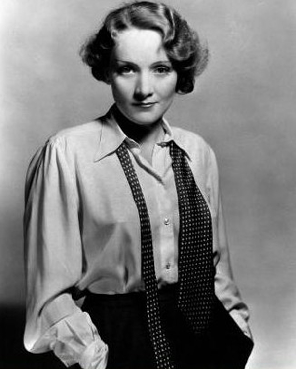 Marlene+Dietrich+tie